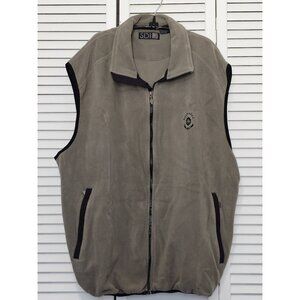 SDI Rockford D.C.C. Men's Fleece Vest XL 95% Polyester 5% Spandex Gray